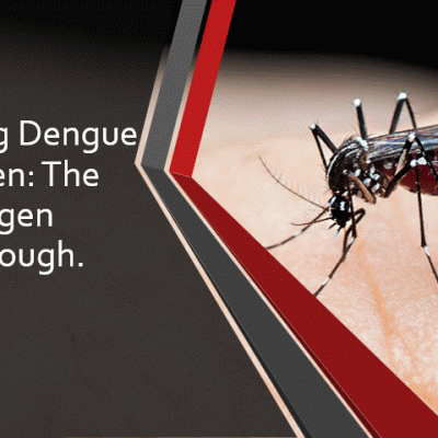 Dengue NS1 test at SRG Hospital - Early detection.