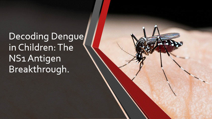 Dengue NS1 test at SRG Hospital - Early detection.